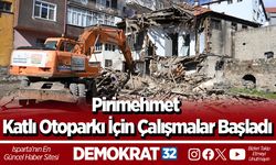 Pirimehmet Katlı Otoparkı için çalışmalar başladı