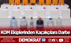 KOM Ekiplerinden Kaçakçılara Darbe