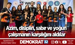 Azim, disiplin, sabır ve yoğun çalışmanın karşılığını aldılar