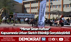 “Mimar Sinan Haftası” Kapsamında Urban Sketch Etkinliği Gerçekleştirildi