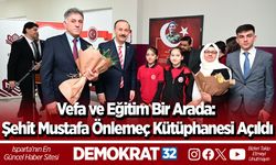 Vefa ve Eğitim Bir Arada: Şehit Mustafa Önlemeç Kütüphanesi Açıldı