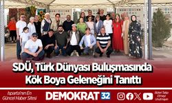 SDÜ, Türk Dünyası Buluşmasında Kök Boya Geleneğini Tanıttı
