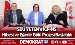 SDÜ YETEM’e ICP-MS Hibesi ve Eğirdir Gölü Projesi Başlatıldı