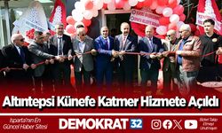 Altıntepsi Künefe Katmer Hizmete Açıldı
