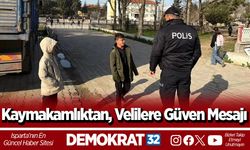 Kaymakamlıktan, Velilere Güven Mesajı