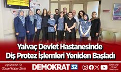 Hastanede diş protez işlemleri yeniden başladı