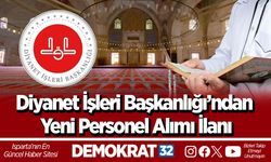 Diyanet İşleri Başkanlığı’ndan Yeni Personel Alımı İlanı