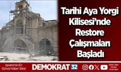 Tarihi Aya Yorgi Kilisesi’nde restore çalışmaları başladı