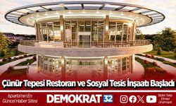 Çünür Tepesi Restoran ve Sosyal Tesis İnşaatı Başladı