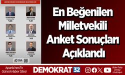 En Beğenilen Milletvekili Anket Sonuçları Açıklandı