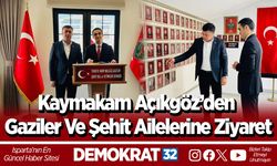 Kaymakam Açıkgöz’den Gaziler Ve Şehit Ailelerine Ziyaret