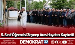 5. Sınıf Öğrencisi Zeynep Aras Hayatını Kaybetti