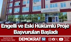 Engelli ve Eski Hükümlü Proje Başvuruları Başladı