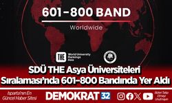 SDÜ THE Asya Üniversiteleri Sıralaması’nda 601–800 Bandında Yer Aldı