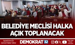BELEDİYE MECLİSİ HALKA AÇIK TOPLANACAK