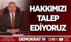 HAKKIMIZI TALEP EDİYORUZ