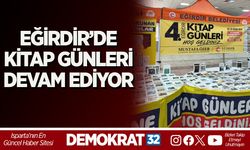EĞİRDİR’DE KİTAP GÜNLERİ DEVAM EDİYOR