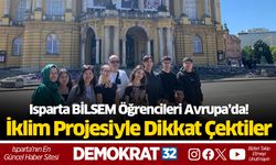 Isparta BİLSEM Öğrencileri Avrupa’da! İklim Projesiyle Dikkat Çektiler