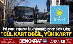 ISPARTA’DA ULAŞIM TEPKİSİ: “GÜL KART DEĞİL, YÜK KART!”