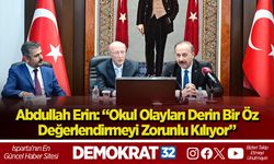 Abdullah Erin: “Okul Olayları Derin Bir Öz Değerlendirmeyi Zorunlu Kılıyor”