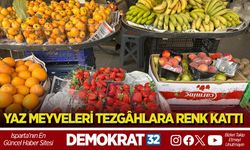 YAZ MEYVELERİ TEZGÂHLARA RENK KATTI