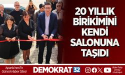 20 YILLIK BİRİKİMİNİ KENDİ SALONUNA TAŞIDI