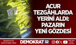 ACUR TEZGÂHLARDA YERİNİ ALDI: PAZARIN YENİ GÖZDESİ