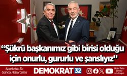 “Şükrü başkanımız gibi birisi olduğu için onurlu, gururlu ve şanslıyız”