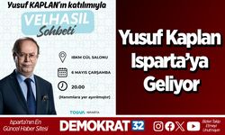 Yusuf Kaplan Isparta’ya Geliyor