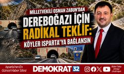 DEREBOĞAZI YOLU İÇİN ÇARPICI ÇAĞRI: ZABUN’DAN SINIR VE YETKİ DÜZENLEMESİ ÖNERİSİ
