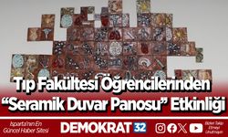 Tıp Fakültesi Öğrencilerinden ‘’Seramik Duvar Panosu’’ Etkinliği
