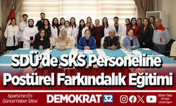 SDÜ’de SKS Personeline Postürel Farkındalık Eğitimi