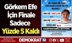 Görkem Efe İçin Finale Sadece Yüzde 5 Kaldı