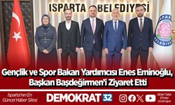 Gençlik ve Spor Bakan Yardımcısı Enes Eminoğlu, Başkan Başdeğirmen’i Ziyaret Etti