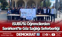 ISUBÜ’lü Öğrencilerden Senirkent’te Göz Sağlığı Seferberliği