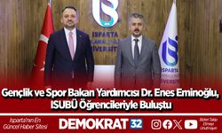 Gençlik ve Spor Bakan Yardımcısı Dr. Enes Eminoğlu, ISUBÜ Öğrencileriyle Buluştu
