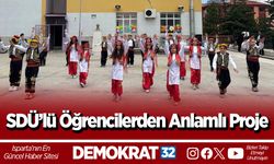 SDÜ’lü Öğrencilerden Anlamlı Proje