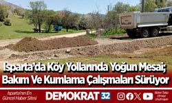 Isparta’da Köy Yollarında Yoğun Mesai; Bakım Ve Kumlama Çalışmaları Sürüyor