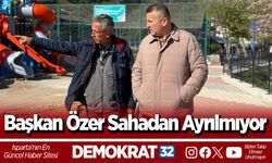 Başkan Özer Sahadan Ayrılmıyor