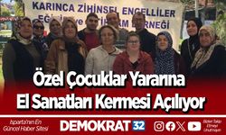 Özel Çocuklar Yararına El Sanatları Kermesi Açılıyor