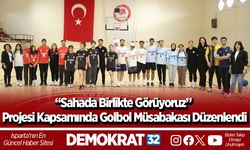 “Sahada Birlikte Görüyoruz” Projesi Kapsamında Golbol Müsabakası Düzenlendi