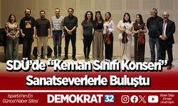 SDÜ’de “Keman Sınıfı Konseri” Sanatseverlerle Buluştu