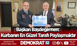Başkan Başdeğirmen: Kurbanın en güzel tarafı paylaşmaktır