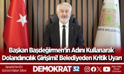 Başkan Başdeğirmen’in Adını Kullanarak Dolandırıcılık Girişimi! Belediyeden Kritik Uyarı