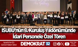ISUBÜ’nün 8. Kuruluş Yıldönümünde İdari Personele Özel Tören