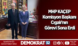 MHP KAÇEP Komisyon Başkanı Cıgalı’nın Görevi Sona Erdi