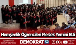 Hemşirelik Öğrencileri Meslek Yemini Etti