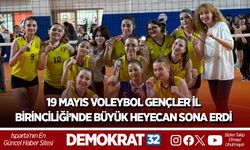 19 MAYIS VOLEYBOL GENÇLER İL BİRİNCİLİĞİ’NDE BÜYÜK HEYECAN SONA ERDİ