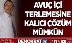 “Avuç İçi Terlemesine Kalıcı Çözüm Mümkün”
