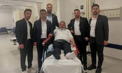 Başkan Karaca’ya hastanede ziyaret